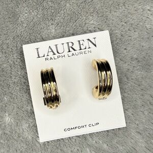 Lauren Ralph Lauren Gold-Tone Clip-On Earrings